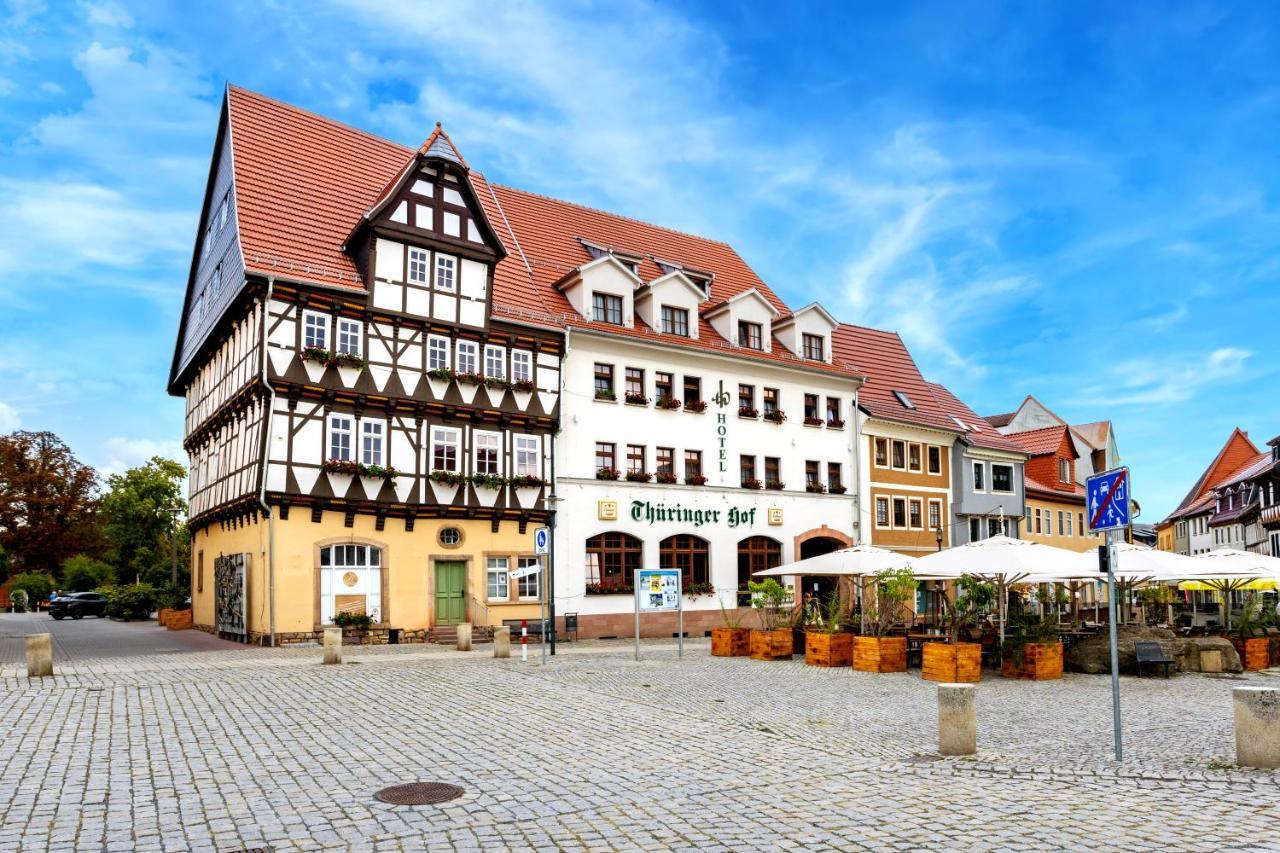 Hotel-Restaurant Thueringer Hof Bad Frankenhausen Bagian luar foto