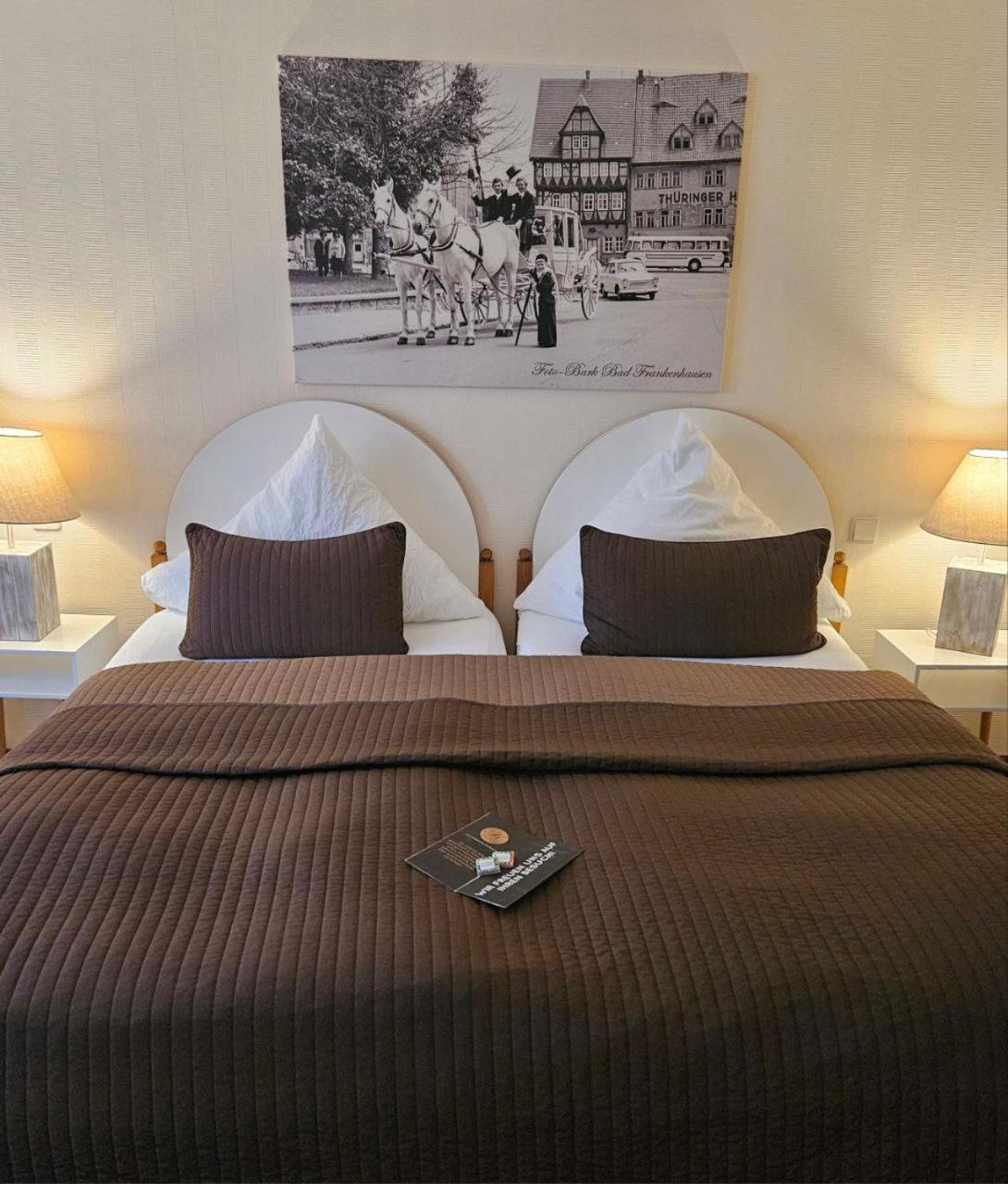 Hotel-Restaurant Thueringer Hof Bad Frankenhausen Bagian luar foto