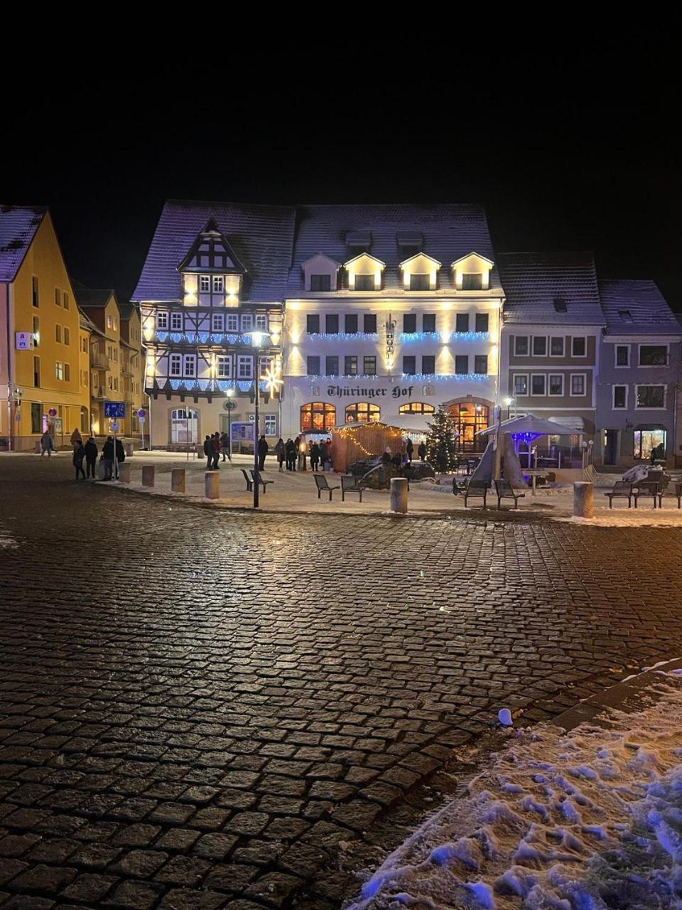 Hotel-Restaurant Thueringer Hof Bad Frankenhausen Bagian luar foto