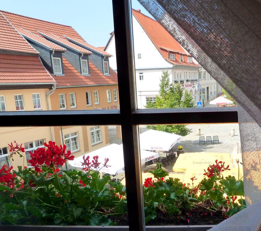 Hotel-Restaurant Thueringer Hof Bad Frankenhausen Bagian luar foto