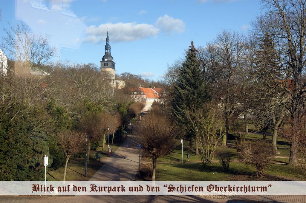 Hotel-Restaurant Thueringer Hof Bad Frankenhausen Bagian luar foto